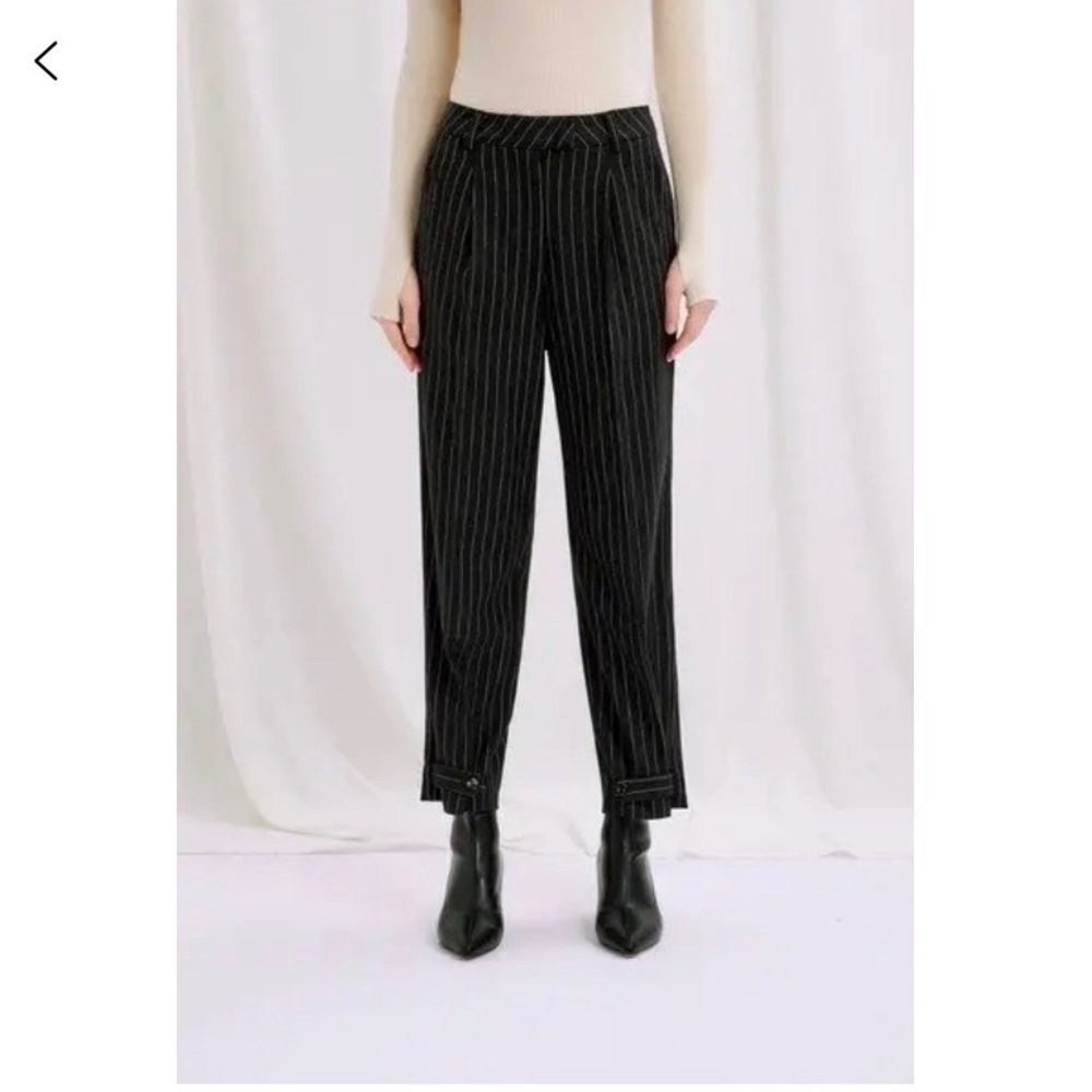 Petite Studio NYC Theodora Pinstripe Pants